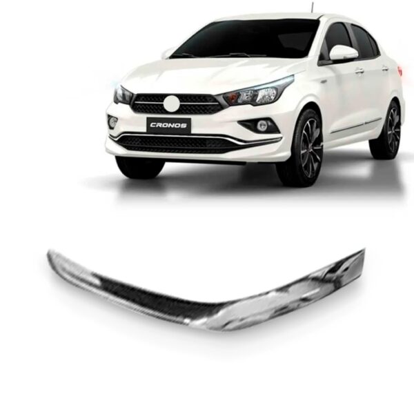 Friso Grade Parachoque Dianteiro Cronos 2017 A 2020 Cromado  Direito Passageiro