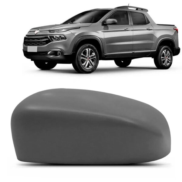 Capa Retrovisor Fiat Toro 2016 A 2018 Para Pintura Desconto Lado Esquerdo