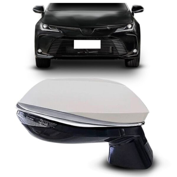 Retrovisor Eletrico Retratil Com Sinaleira Corolla 2020 A 22 Lado Direito