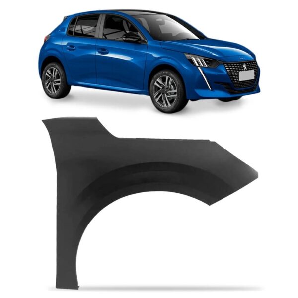 Paralama Peugeot 208 2020 2021 2022 Lado Direito