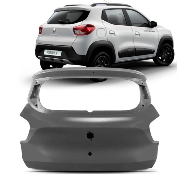 Tampa Porta Malas Kwid 2017 A 2021 Cinza