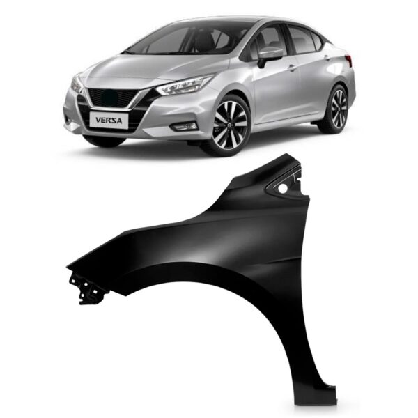 Paralama Versa 2020 2021 2022 Lado Esquerdo