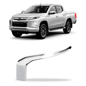 Moldura Supe. Parachoque Diant. Cromado L200 Triton 20 21 22 Lado Esquerdo