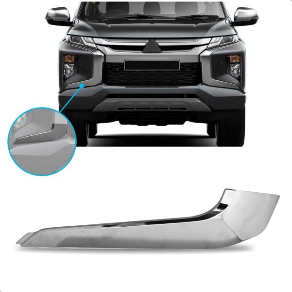 Moldura Inferior Parachoque Dianteiro L200 2021 A 2023 Lado Direito