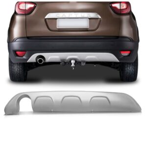 Spoiler Parachoque Traseiro Captur 2017 Em Diante Preto