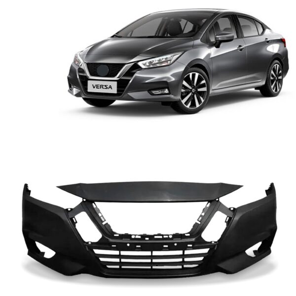 Parachoque Dianteiro Versa 2020 2021 2022 1a Linha  Preto