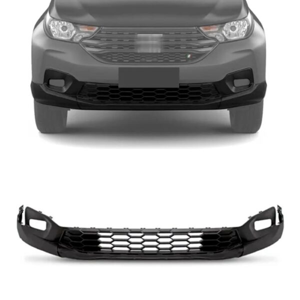 Spoiler Parachoque Dianteiro Strada Endurance 2021 2022 Preto