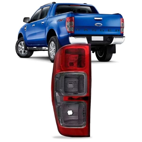 Lanterna Traseira Para Ford Ranger Sport 2013 A 2016 Fumê Lado Esquerdo