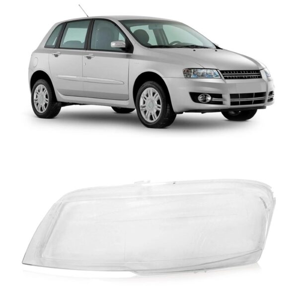 Lente Farol Stilo 2003 A 2011 Lado Esquerdo