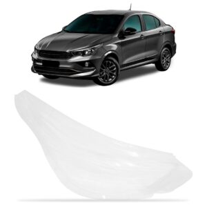 Lente Farol Para Fiat Cronos 2017 18 19 20 21 22 2023 Lado Esquerdo