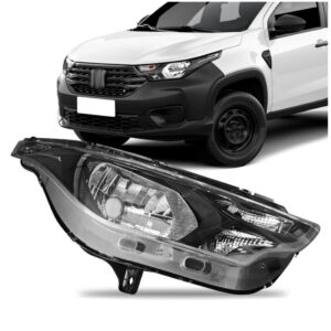 Farol Fiat Strada Freedom Endurance 2021 2022 2023 1ª Linha - Direito/passageiro