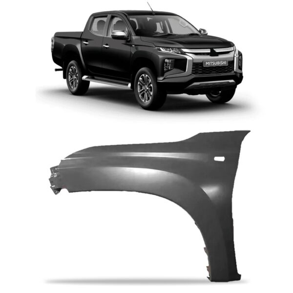 Paralama S/ Furo L200 Triton 2021 2022 Lado Esquerdo