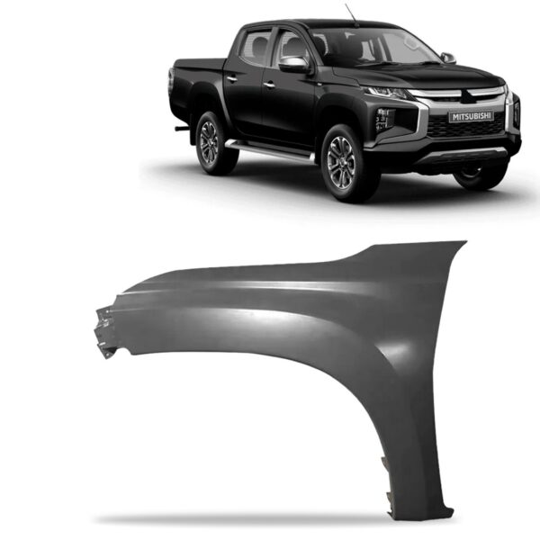 Paralama Sem Furo L200 Triton 2021 2022 Lado Esquerdo