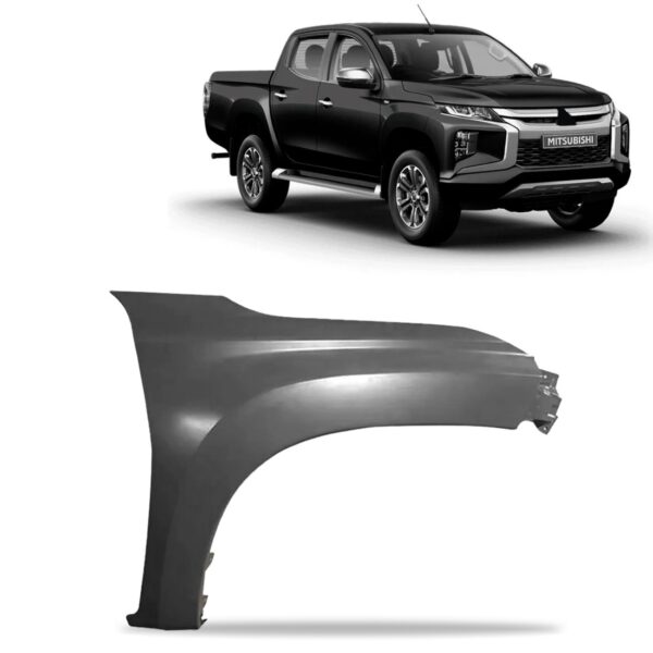 Paralama Sem Furo L200 Triton 2021 2022 Lado Direito