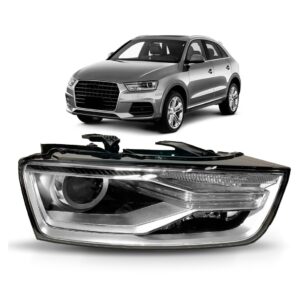 Farol Para Audi Q3 Anos De 15/19 Eletrico Com Xenon 1ª Linha Direito/passageiro