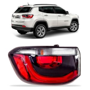 Lanterna Traseira Canto C/ Led Compass 2017 A 2021 1ª Linha Esquerdo