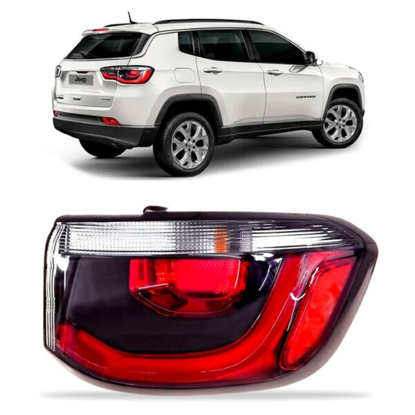 Lanterna Traseira Canto C/ Led Compass 2017 A 2021 Lado Direito