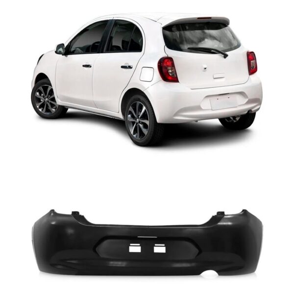 Parachoque Traseiro March 2014 A 2018 1a Linha