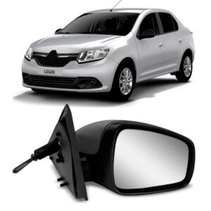 Retrovisor Sandero Logan 2014 A 2019 C/ Controle Lado Direito