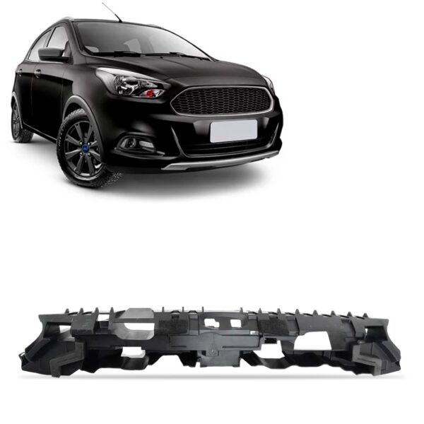 Reforço Superior Parachoque Ford Ka 2019 2020 2021 1a Linha Preto