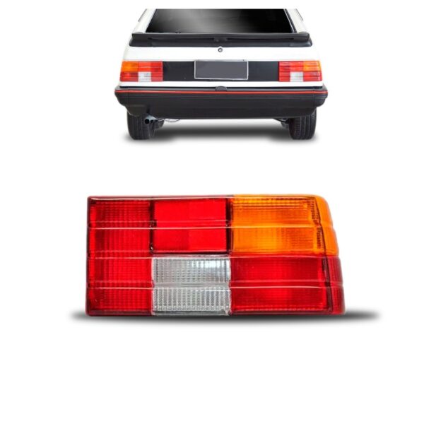 Sinaleira Traseira Monza 1985 86 87/1990 Tricolor Sem Friso Lado Direito