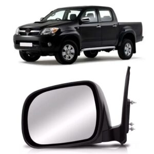 Retrovisor Fixo Hilux 2004 2005 2006 2007 08 2009 2010 2011 Lado Esquerdo