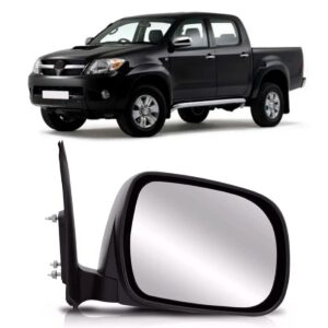 Retrovisor Fixo Hilux 2004 2005 2006 2007 08 2009 2010 2011 Lado Direito