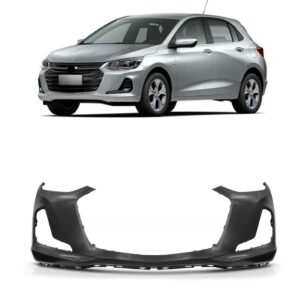 Parachoque Dianteiro Onix C/ Furo Milha 2020 2021 2022 Preto