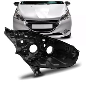Carcaca Farol Peugeot 208 2012 2013 2014 2015 2016