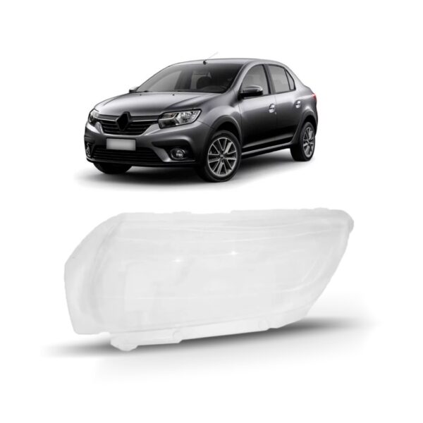 Lente Farol Sandero 2020 2021 2022 2023 2024 Lado Esquerdo