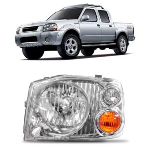 Farol Frontier 03 04 05 06 07 Foco Simples Cromomix 1ª Linha - Esquerdo/motorista