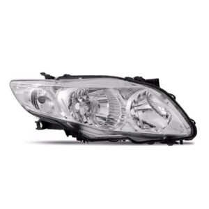 Farol Corolla 2008 2009 2010 2011 Foco Duplo Mascara Cromada Lado Direito