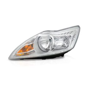 Farol Focus 2009 2010 2011 2012 Foco Duplo Cromado 1ª Linha Esquerdo/motorista