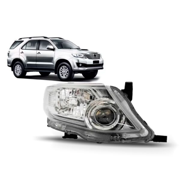 Farol Hilux Sw4 2012 2013 2014 Foco Duplo Cromado 1ª Linha Direito/passageiro