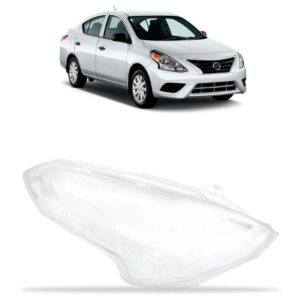 Lente Farol Versa 2016 2017 2018 2019 Acrilica Lado Direito