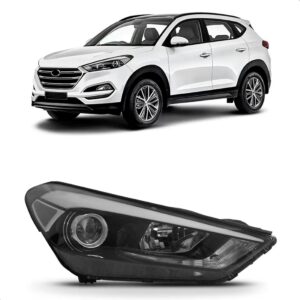 Farol Tucson 17 18 19 2020 21 22 S/ Led C/ Projetor 1ª Linha Direito/passageiro