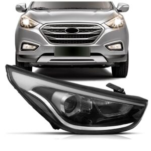 Farol Ix35 2016 2017 2018 2019 2020 21 2022 Com Led 1ª Linha - Direito/passageiro