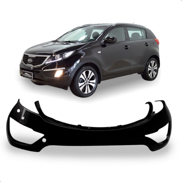 Parachoque Dianteiro Para Sportage Lx 2014 2015 2016 Preto