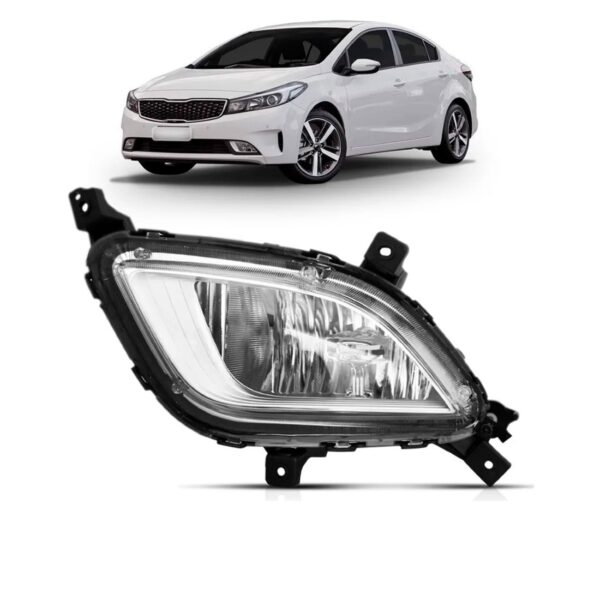 Farol Milha Auxiliar Cerato 2017 2018 2019 1ª Linha Esquerdo Motorista