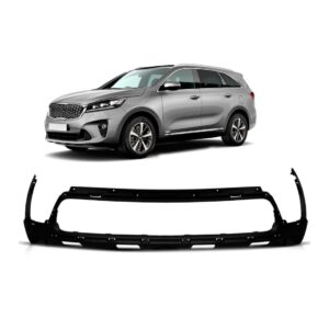 Spoiler Parachoque Dianteiro Para Kia Sorento 2016 2017 2018 Preto