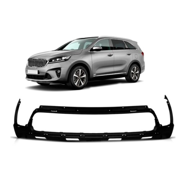 Spoiler Parachoque Dianteiro Para Kia Sorento 2016 2017 2018 Preto