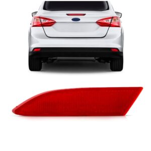 Refletor Parachoque Traseiro Focus Sedan 14 15 16 17 18 19 Lado Esquerdo