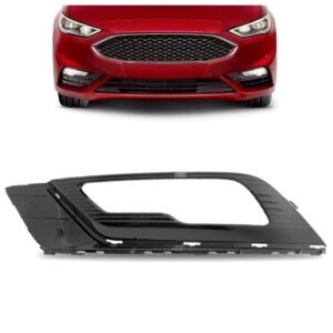 Tela Frontal Do Milha Para Ford Fusion 17 18 19 Black Piano Lado Esquerdo