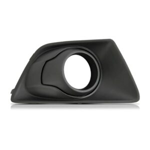 Moldura Milha Ecosport 2013 A 2017 Com Furo Cor Preta Lado Direito