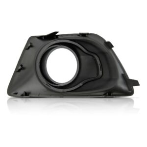 Moldura Milha Ecosport 2013 A 2017 Com Furo Cor Preta Lado Direito