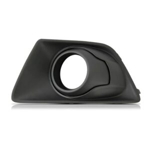 Moldura Milha Ecosport 2013 A 2017 Com Furo Cor Preta Lado Esquerdo