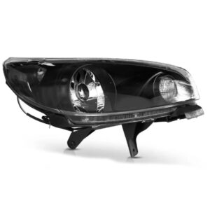 Farol Jac J3 2010 2011 2012 2013 Mascara Negra 1ª Linha - Direito/passageiro