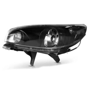 Farol Jac J3 2010 2011 2012 2013 Mascara Negra 1ª Linha - Esquerdo/motorista