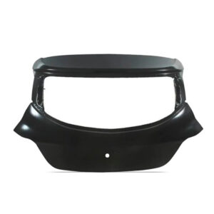 Tampa Porta Mala Para Onix Hatch 2019 18 2017 16 15 14 13 12 Preto Com Furo Miolo