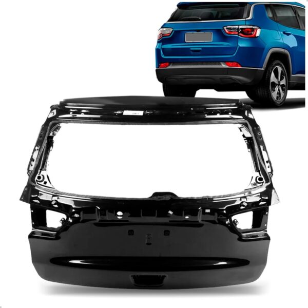 Tampa Porta Malas Para Jeep Compass 2017 2018 2019 2020 2021 Preto